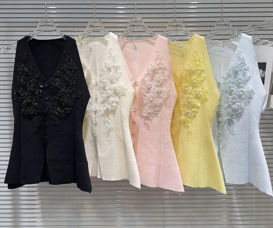 Nira Embriodered Luxe Top - Image 9