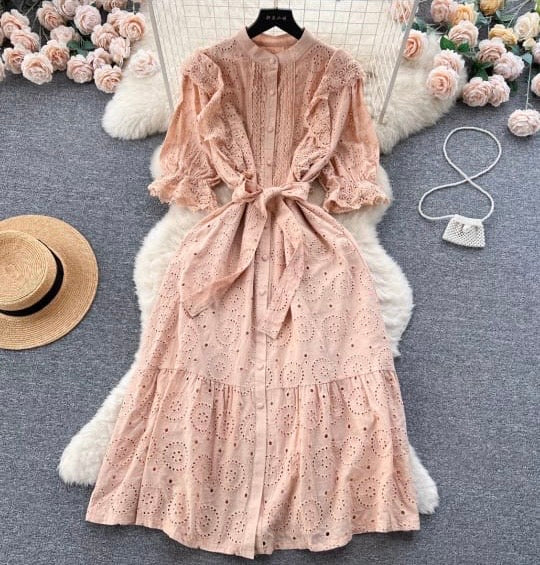 Pamella Luxe Schiffli Dress - Image 3