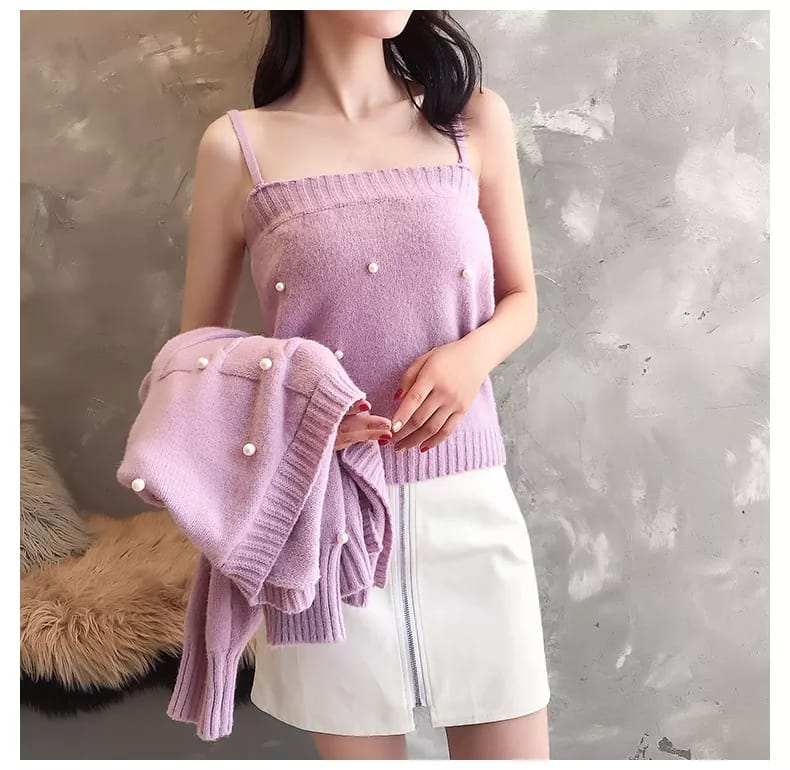 Pearl knitwear two pc set - Image 6