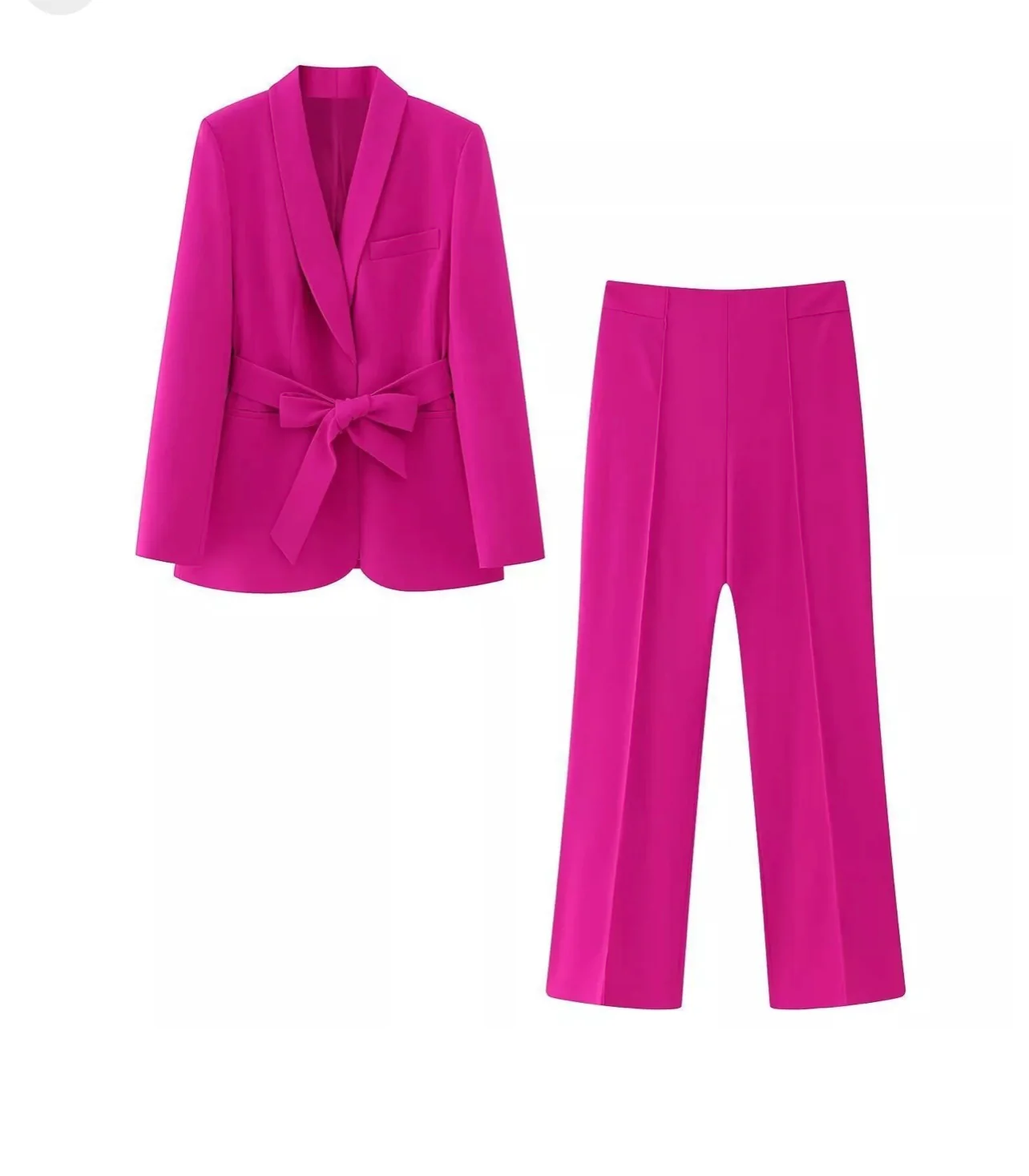 Pink Blazer Pant Set - Image 11