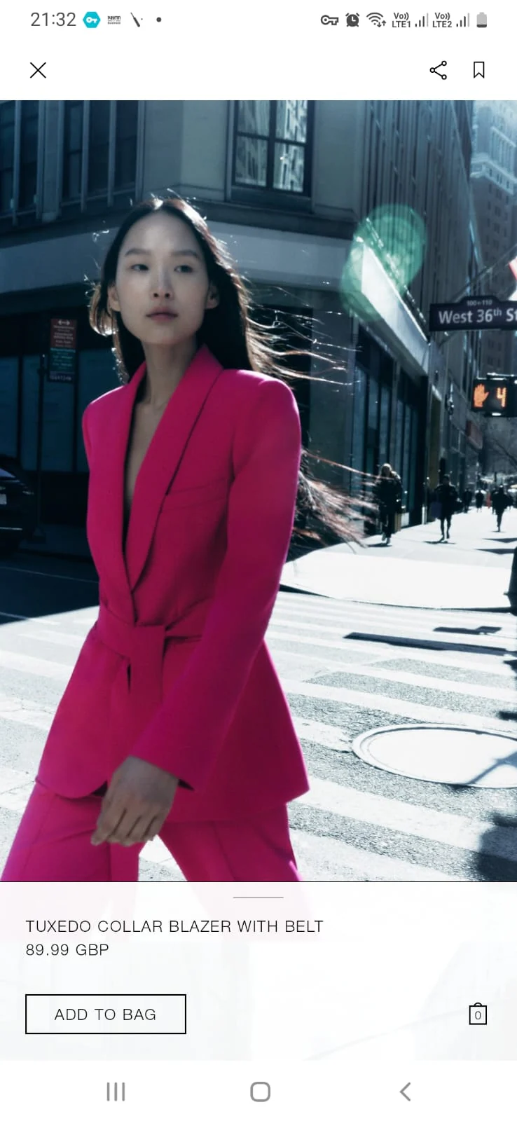 Pink Blazer Pant Set - Image 8