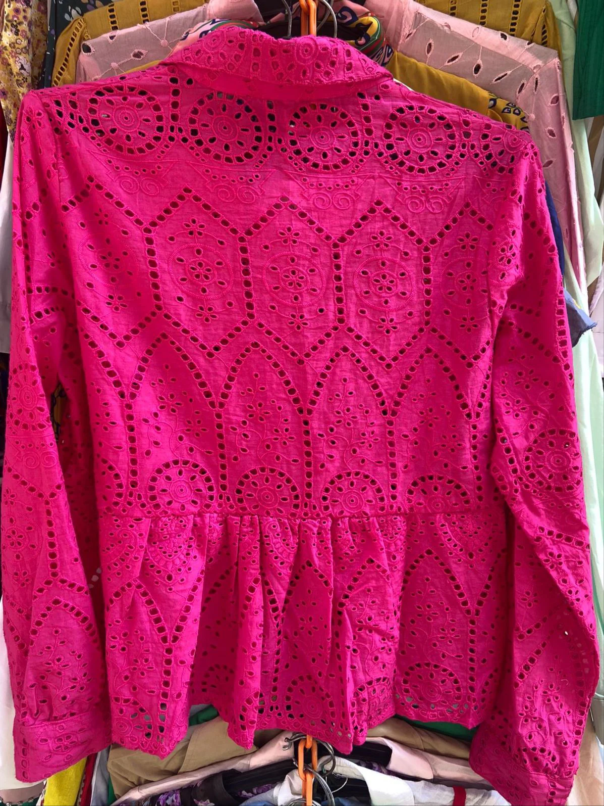 Pink Cutwork Shirt - Image 2