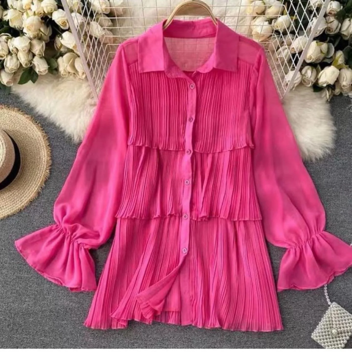 Pleated summer dress - Image 2
