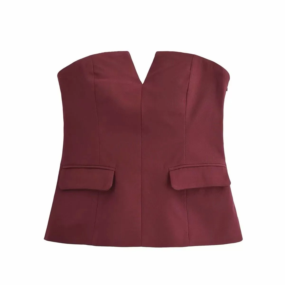 Pocketed Blazer Tube Tops - Image 3