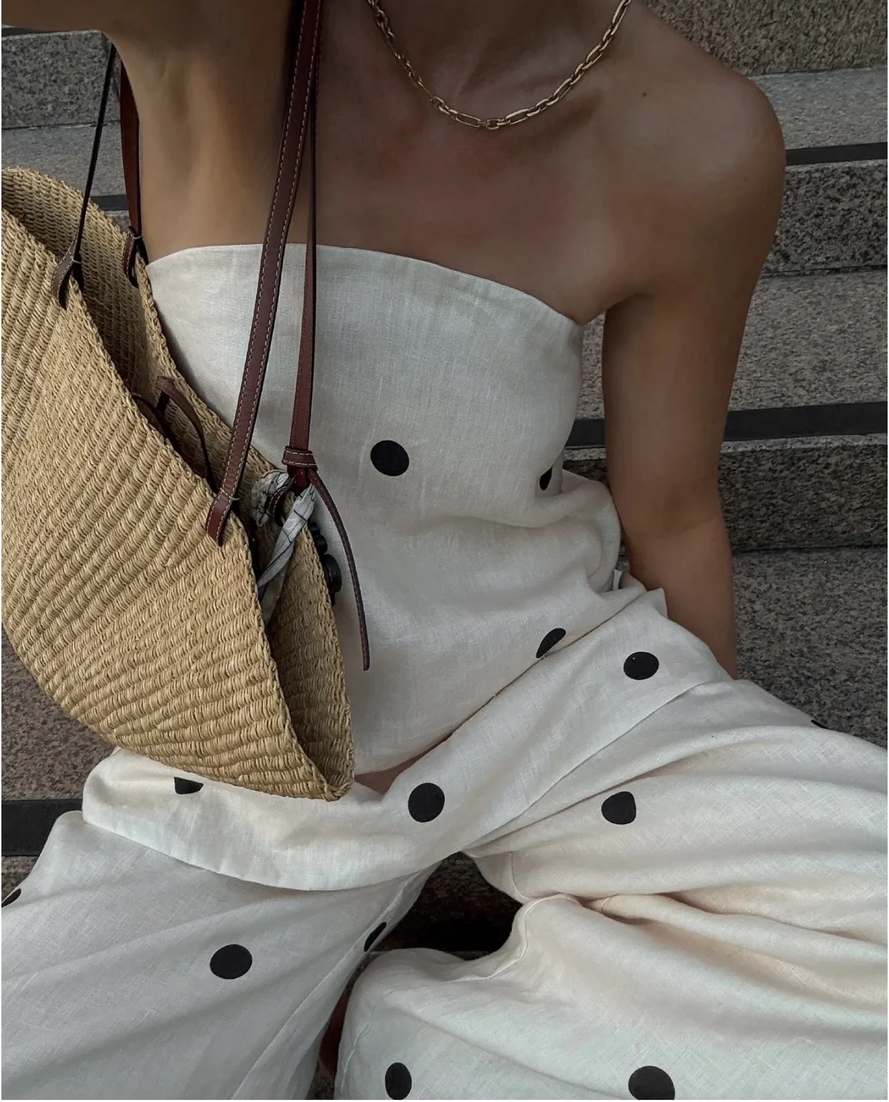 Polka Dot Strapless Coords - Image 3