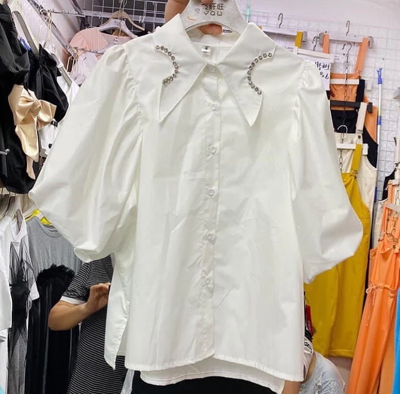 Puff Sleeves Shirt - Image 3