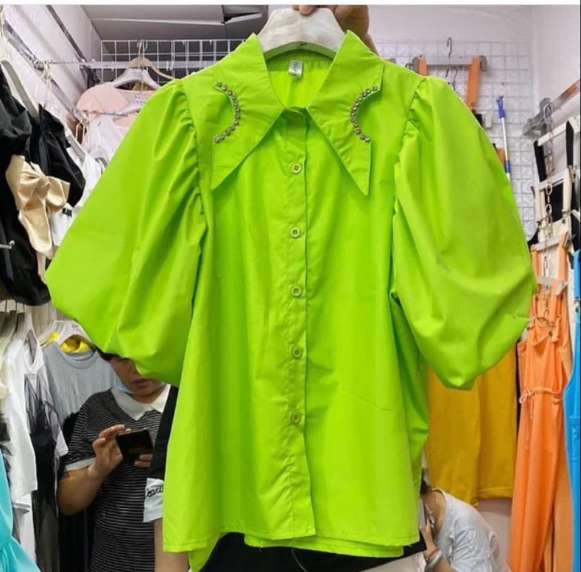 Puff Sleeves Shirt - Image 6