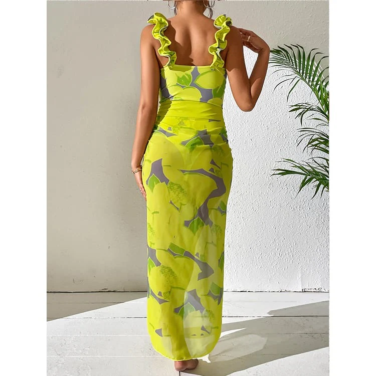 Rania Ruffled Swimsuit - Image 5