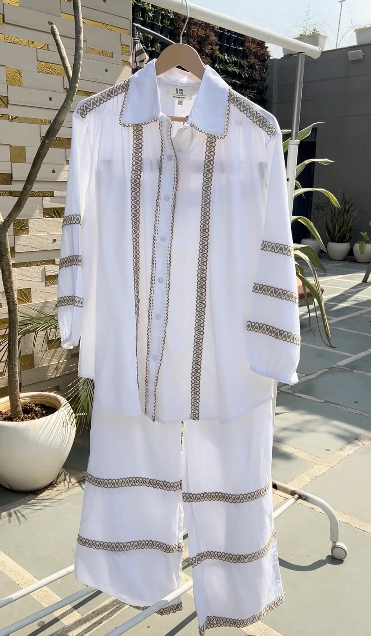 Rehmat Linen Cords Set - Image 2
