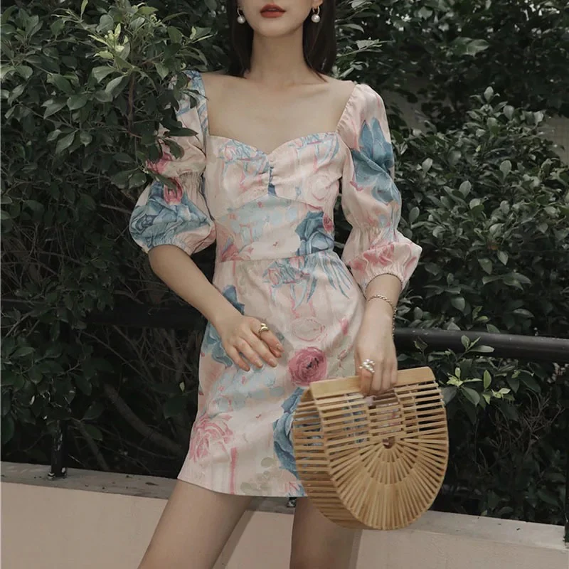 Retro Floral Dress - Image 8