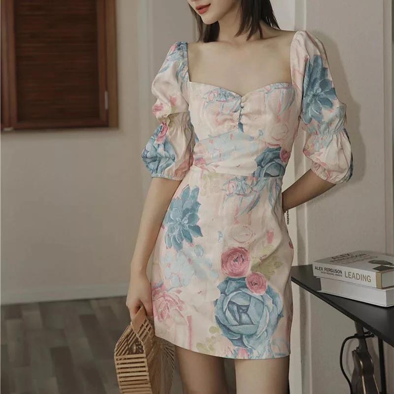 Retro Floral Dress - Image 9