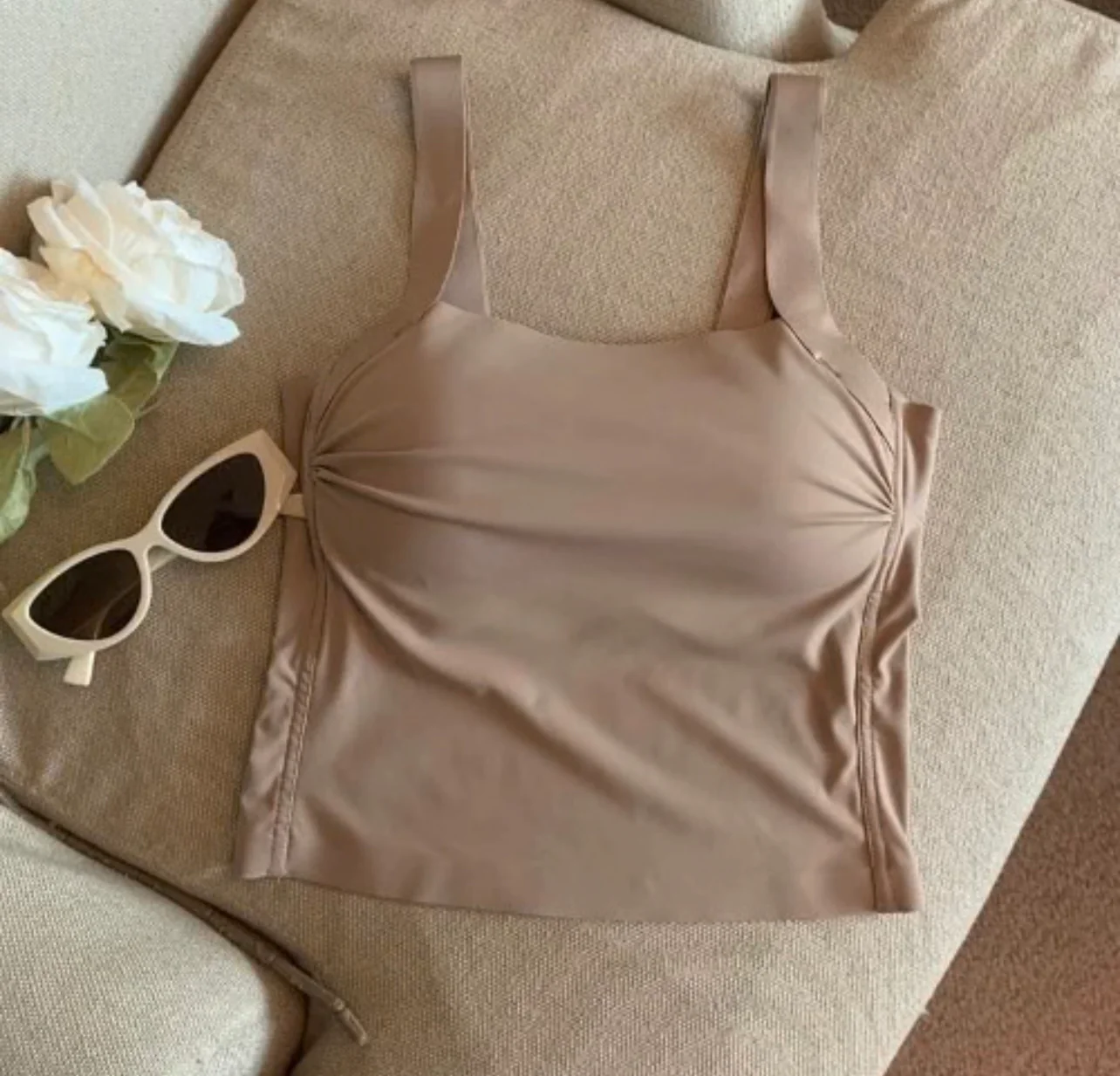 Ria tank top inbuilt with bra - Image 6