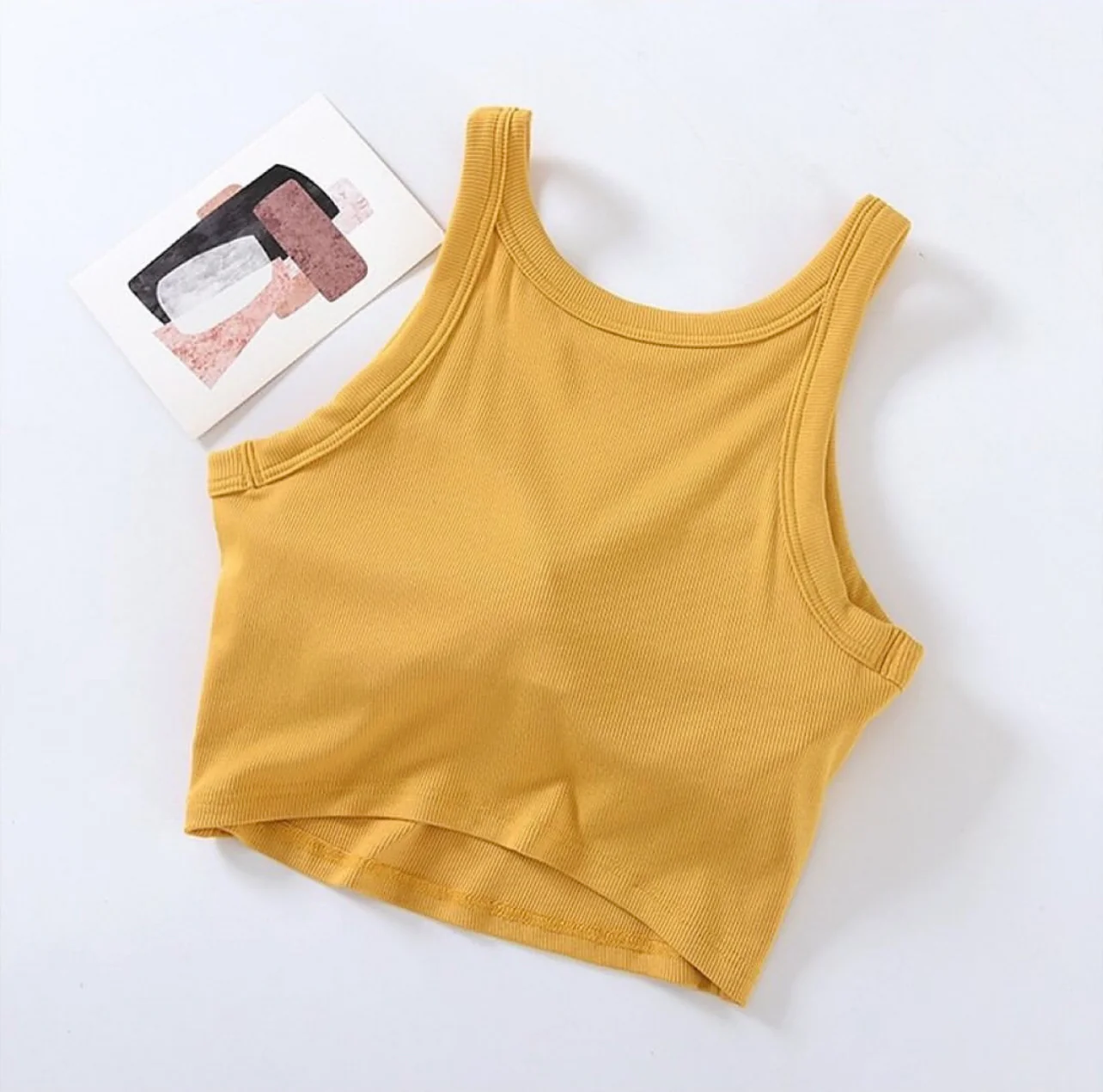 Riyo Tank Top With Inbuilt Bra - Image 5