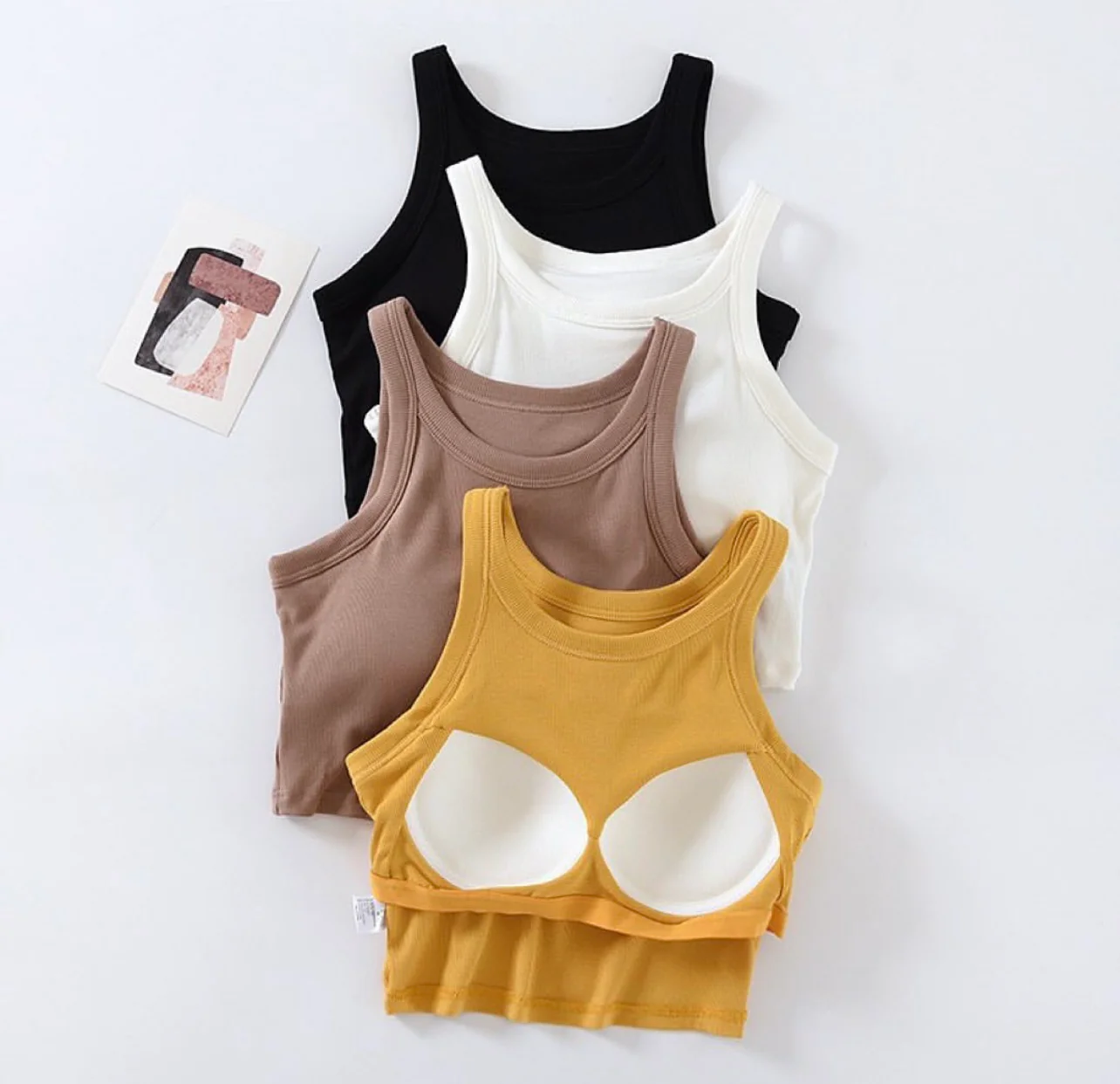 Riyo Tank Top With Inbuilt Bra - Image 6