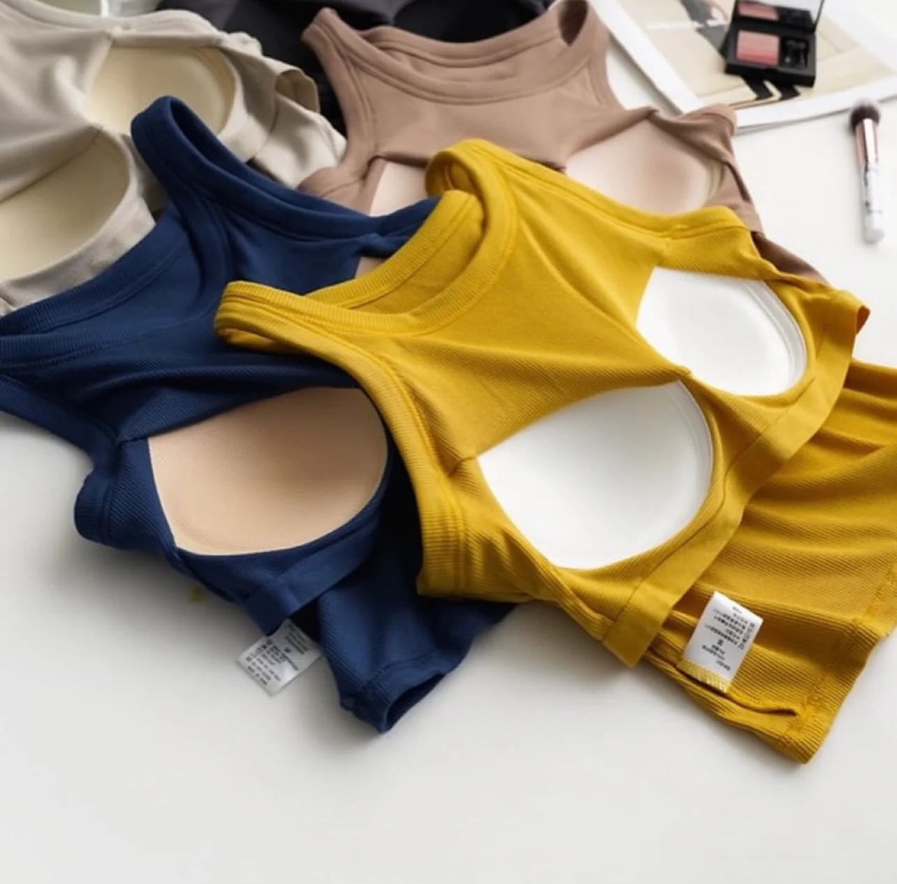 Riyo Tank Top With Inbuilt Bra - Image 7