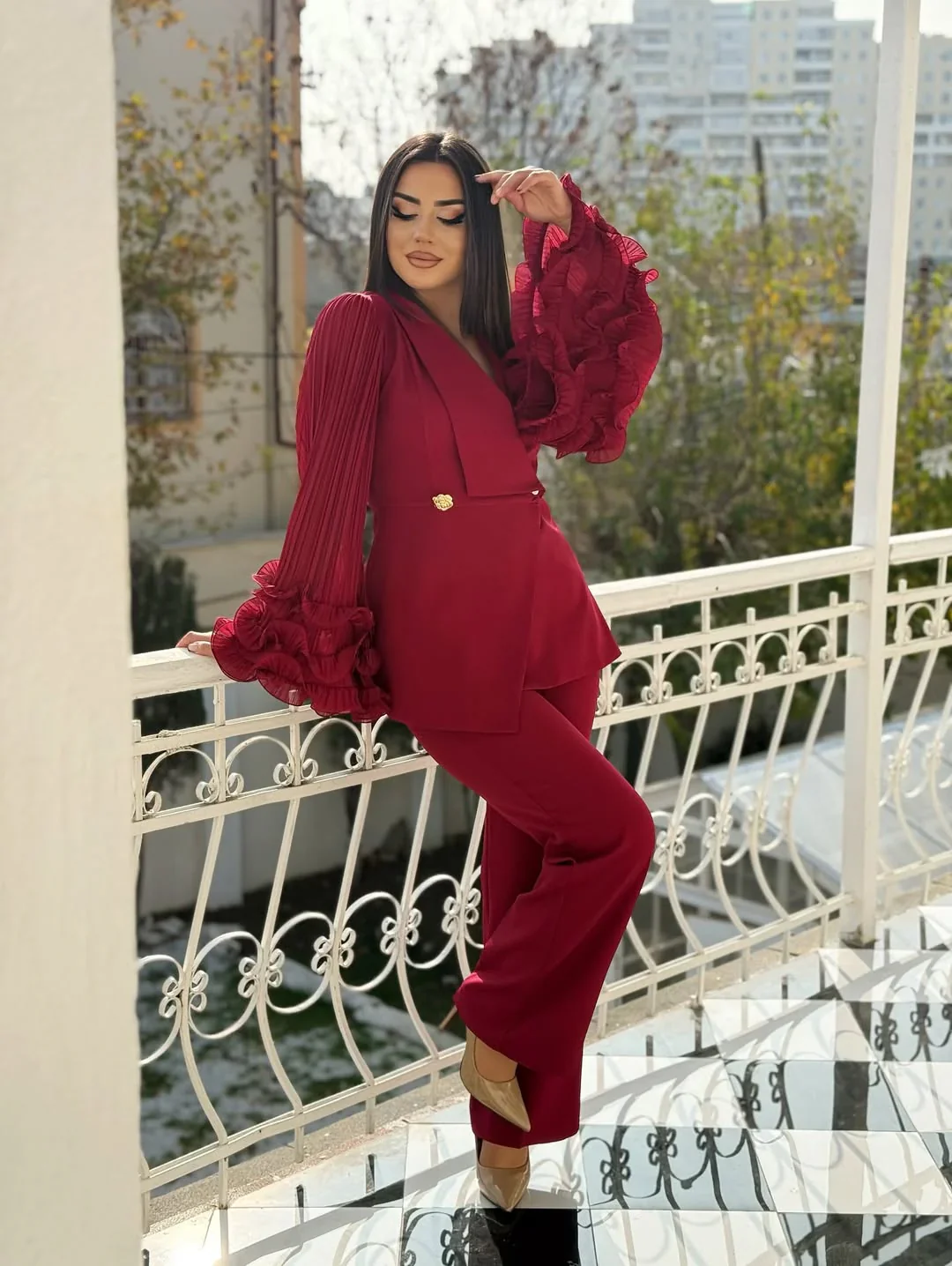 Ruby Ruffle Cords Set - Image 3