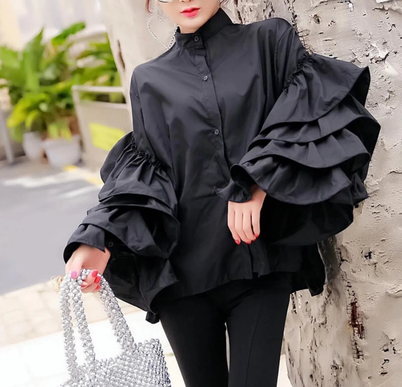 Ruffle Sleeves Shirt - Image 5