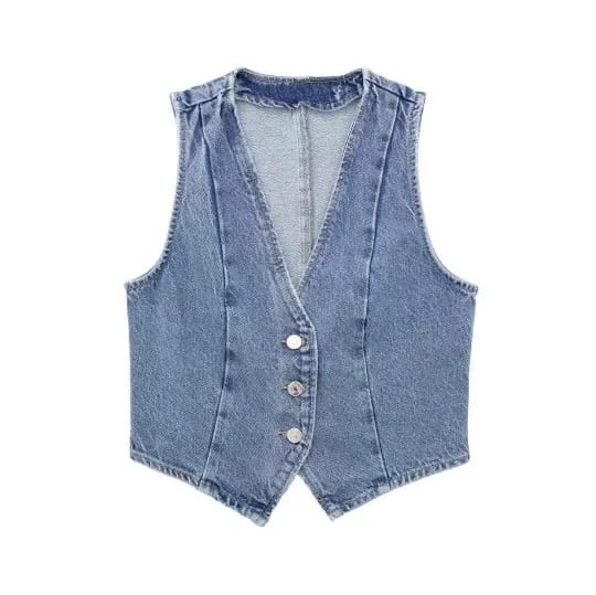 Saia Denim Skirt Set - Image 5