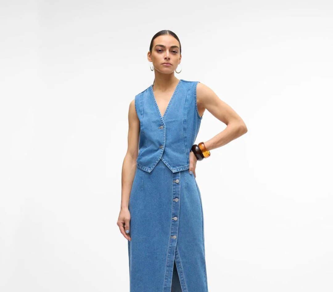 Saia Denim Skirt Set - Image 6