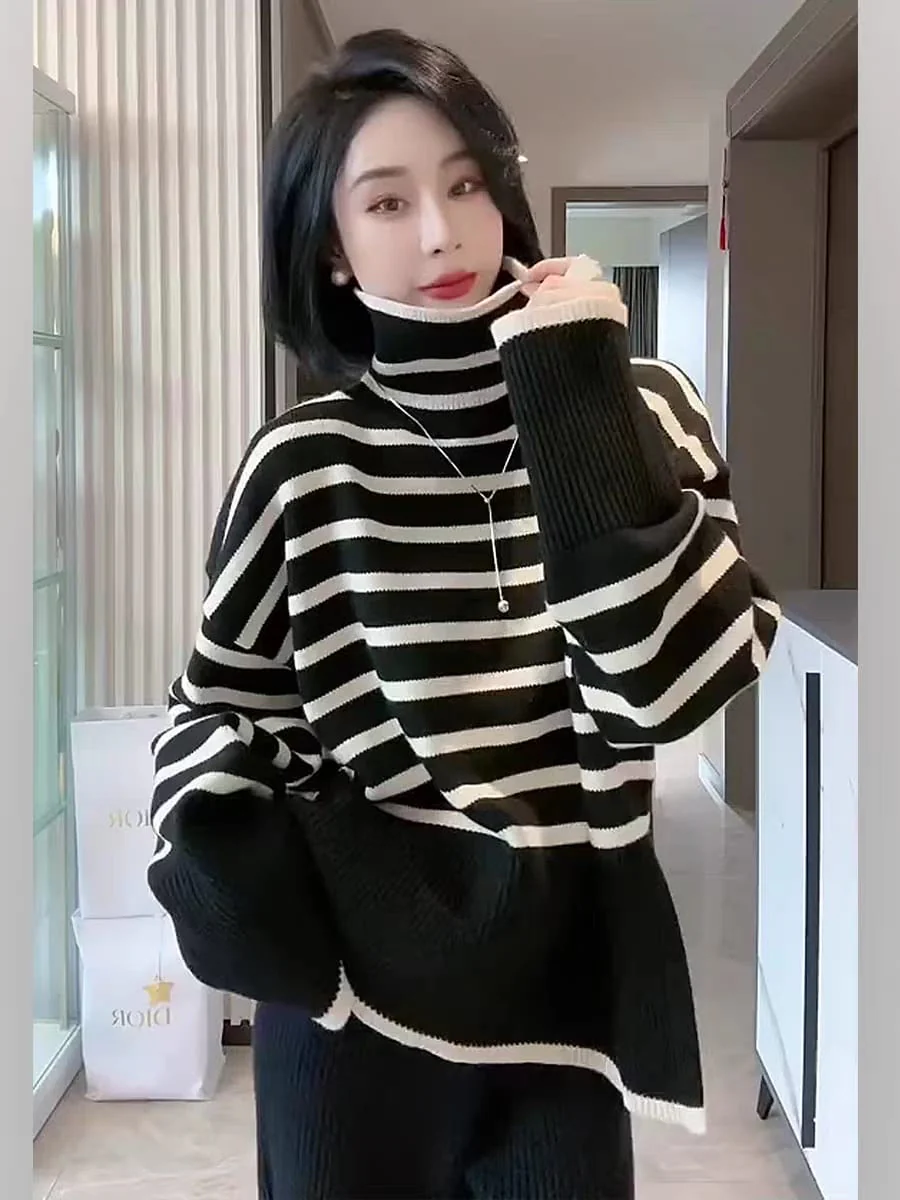 Saleena Stripes Knitted Cords Set - Image 3