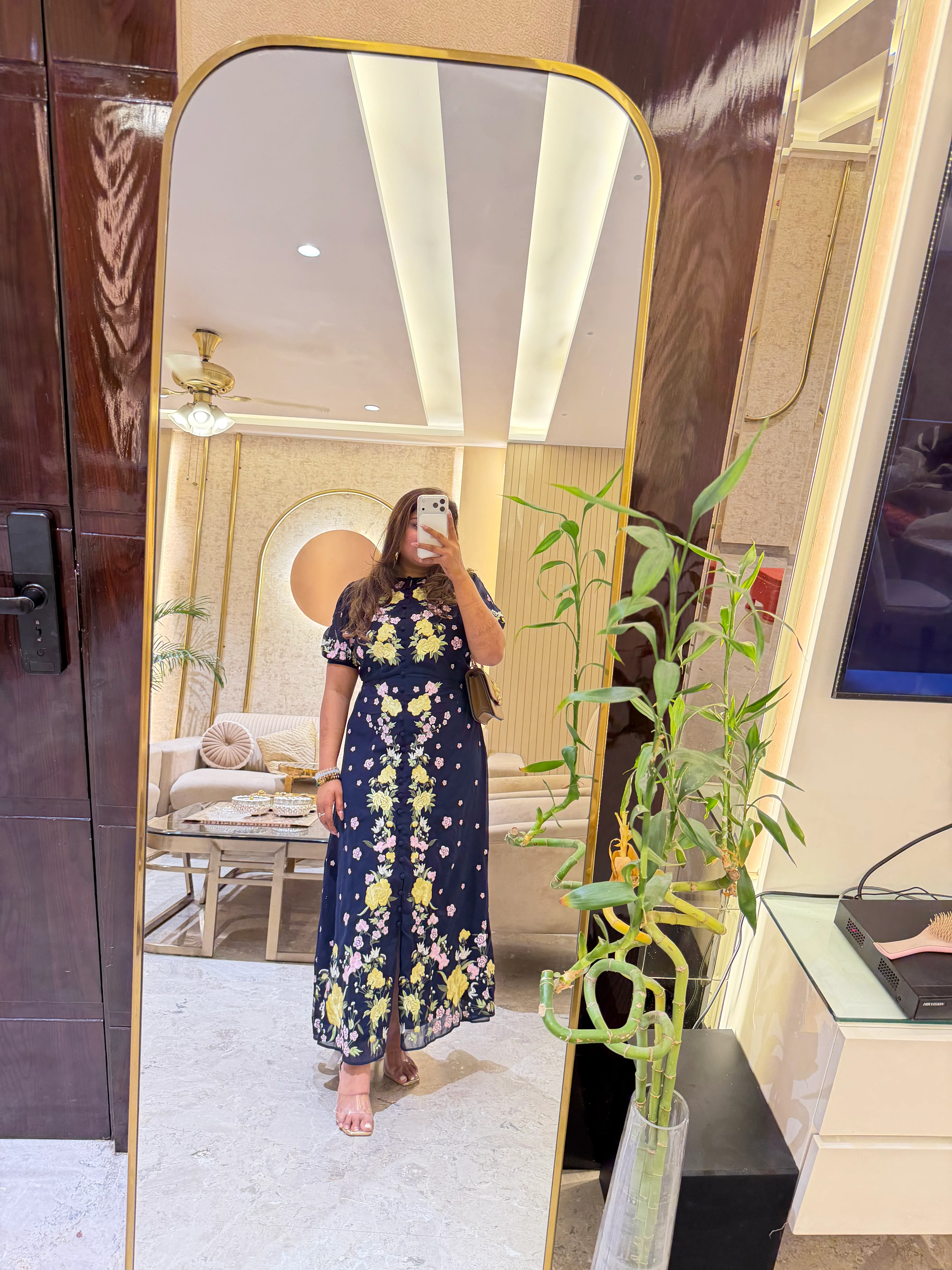 Sapphire Blossom Maxi Dress - Image 3