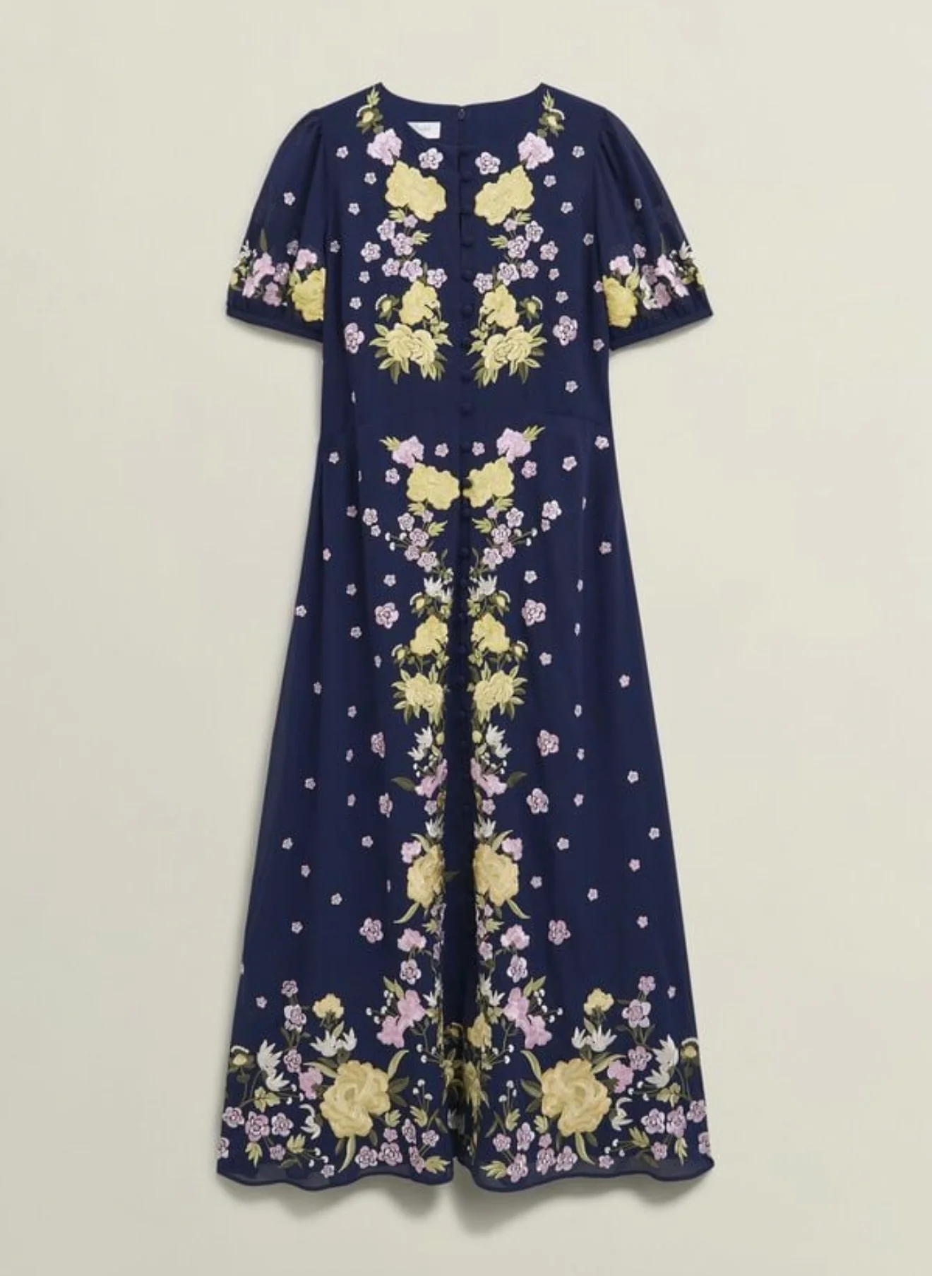Sapphire Blossom Maxi Dress - Image 4