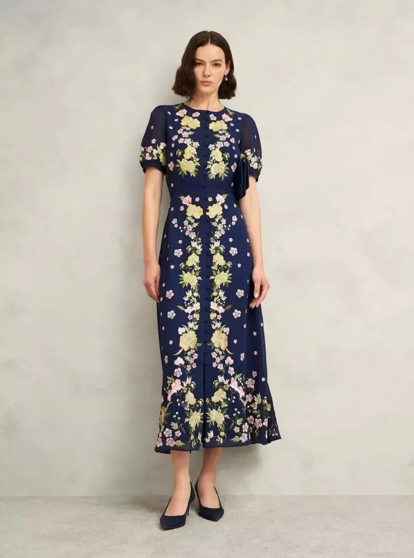 Sapphire Blossom Maxi Dress - Image 5