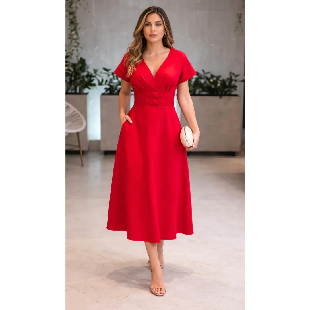 Scarlet Grace Midi Dress - Image 2