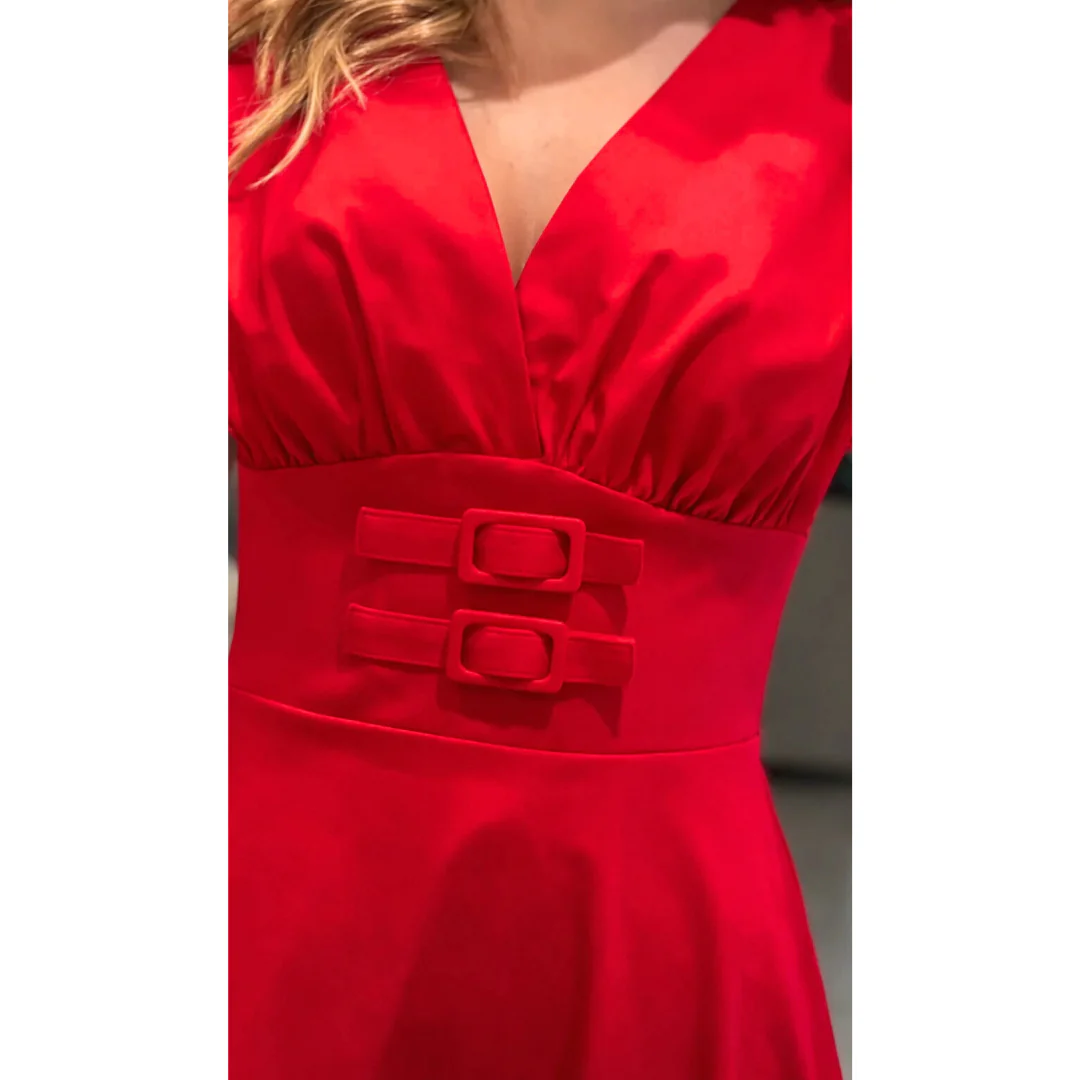 Scarlet Grace Midi Dress - Image 3