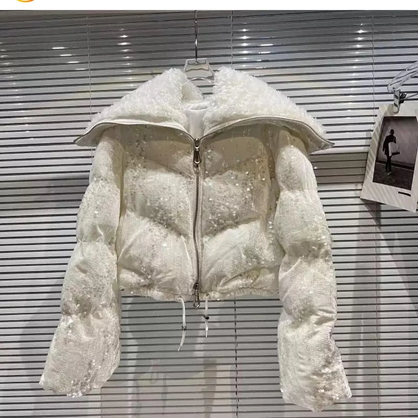 Sequinned Winter Jacket - Image 5