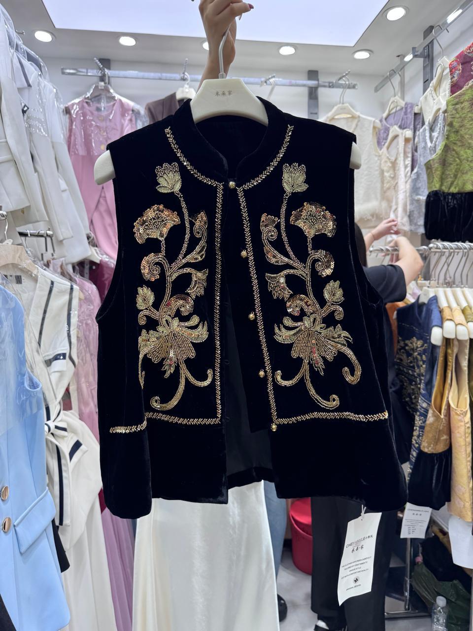 Shahi Ada Velvet Luxe Jacket - Image 2
