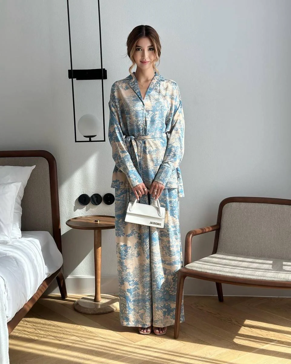 Siena Luxe Lounge Wear Set - Image 3