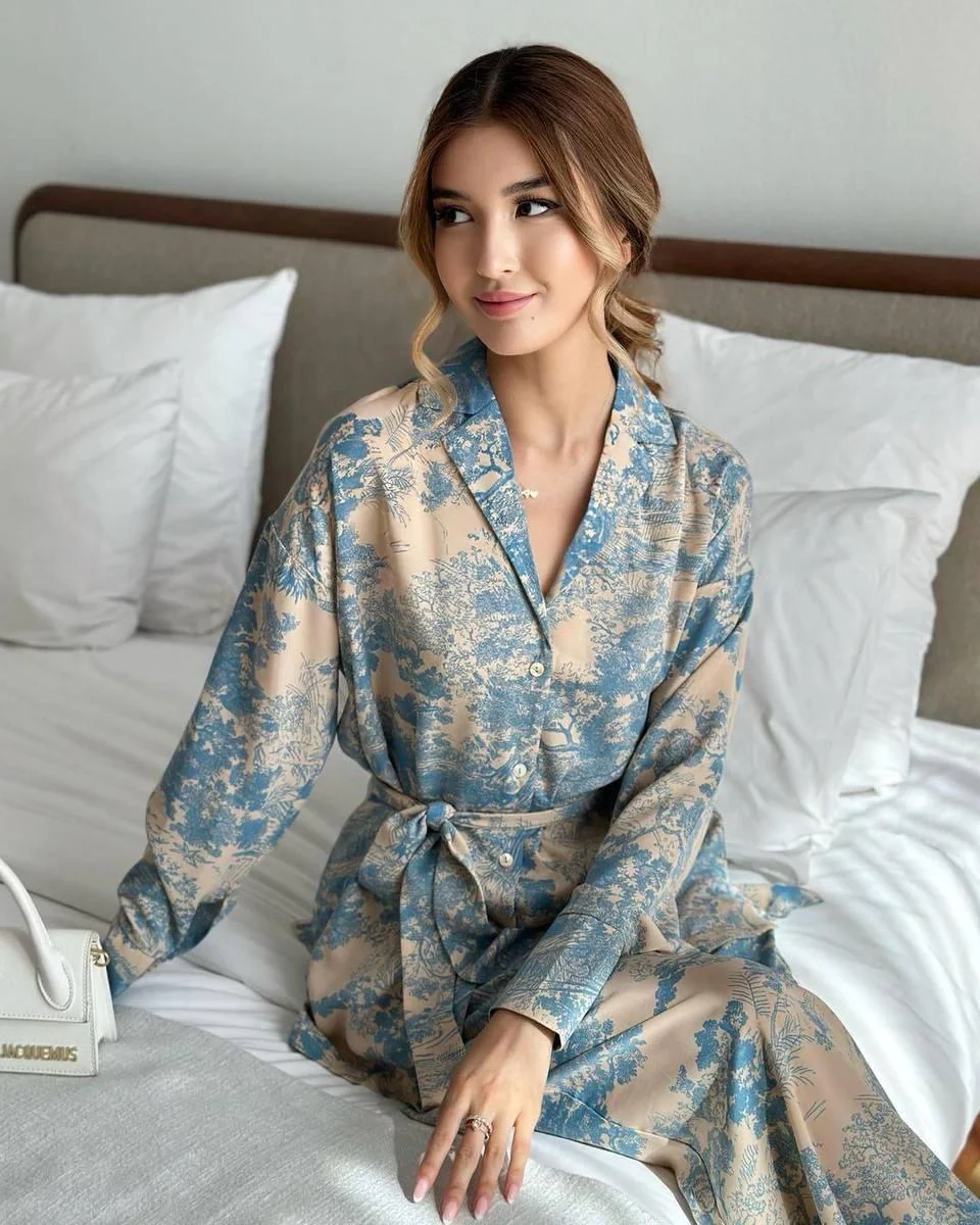 Siena Luxe Lounge Wear Set - Image 5
