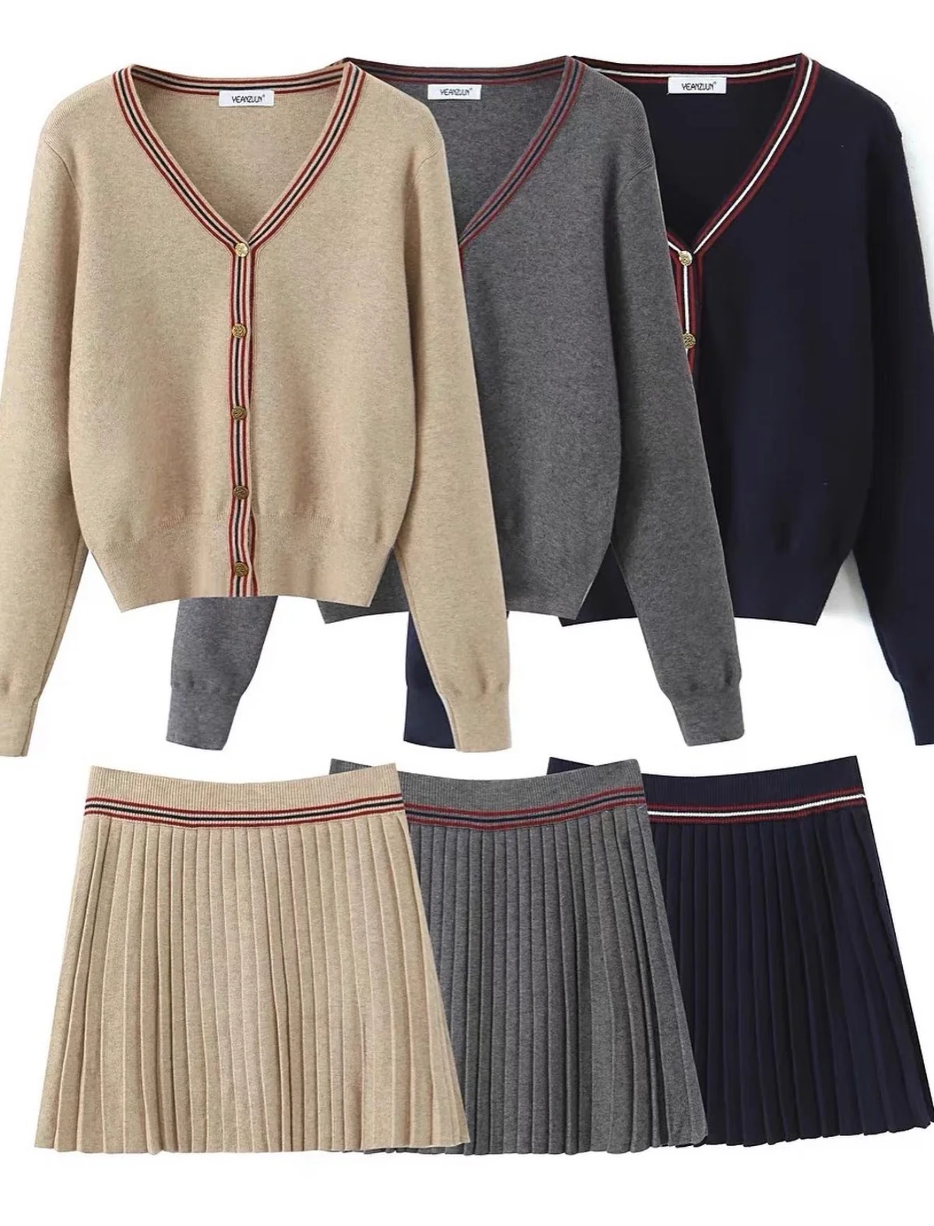 Soft Neutral Skirt Set - Image 3