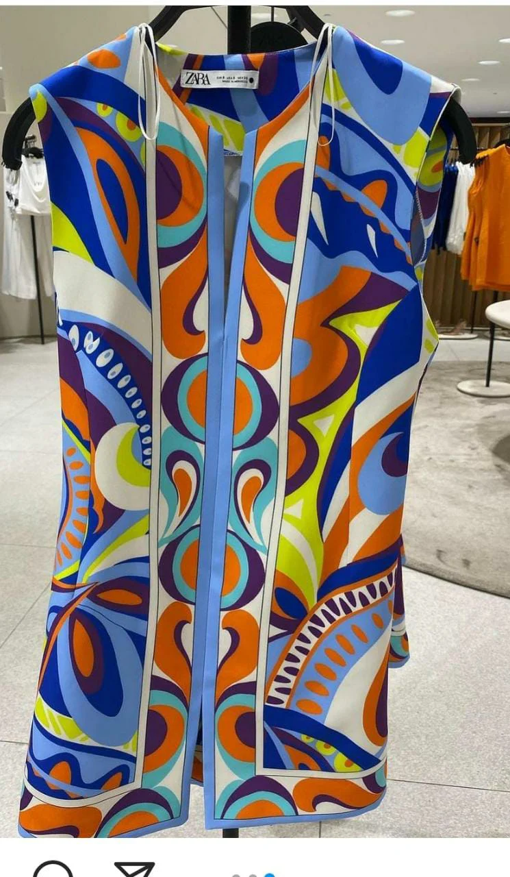 Solyn Printed Dress - Image 3