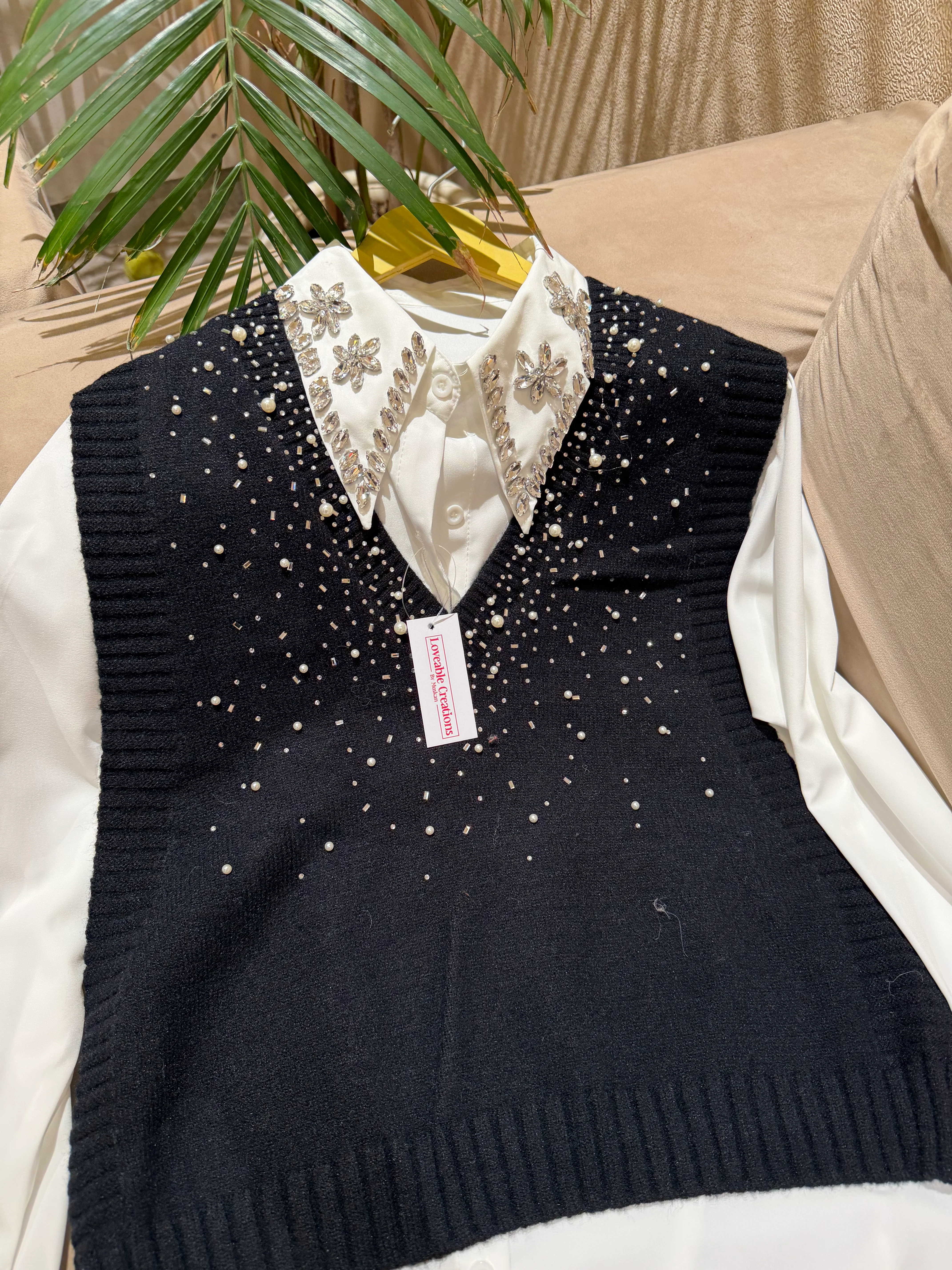Starlume Pearl Knit Shirt Set - Image 3