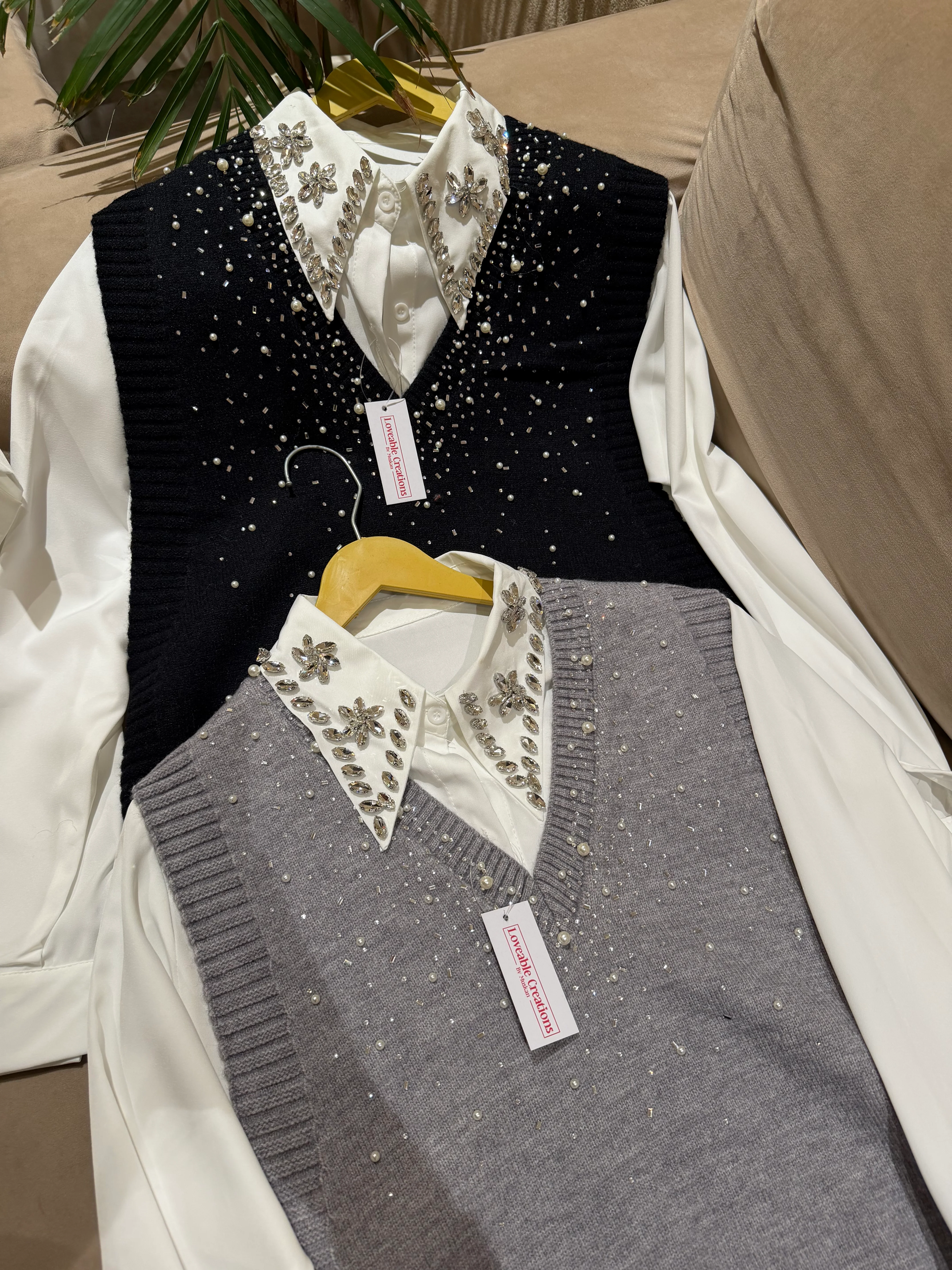Starlume Pearl Knit Shirt Set - Image 6