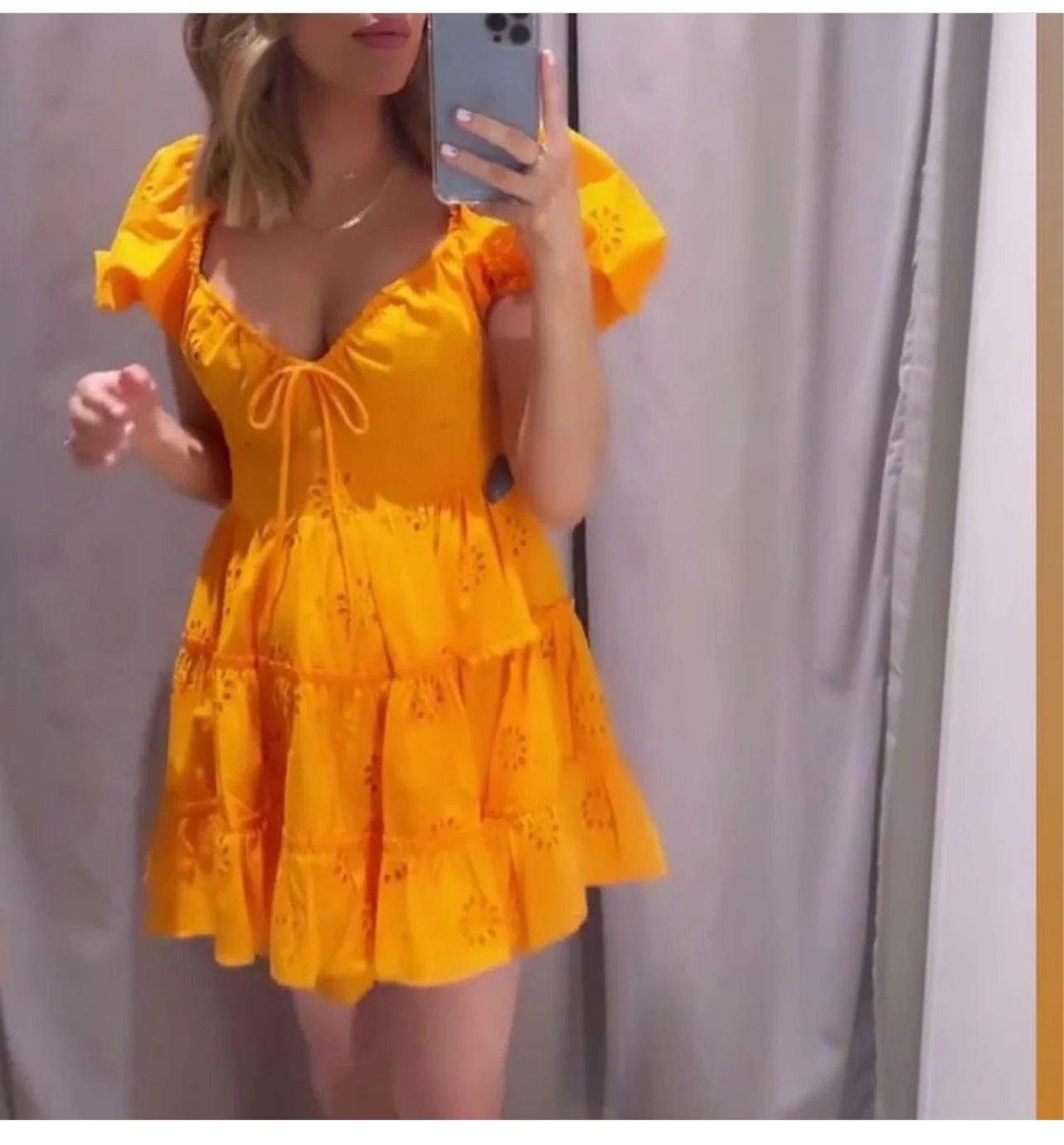 Stephy Cutwork Dress - Image 4