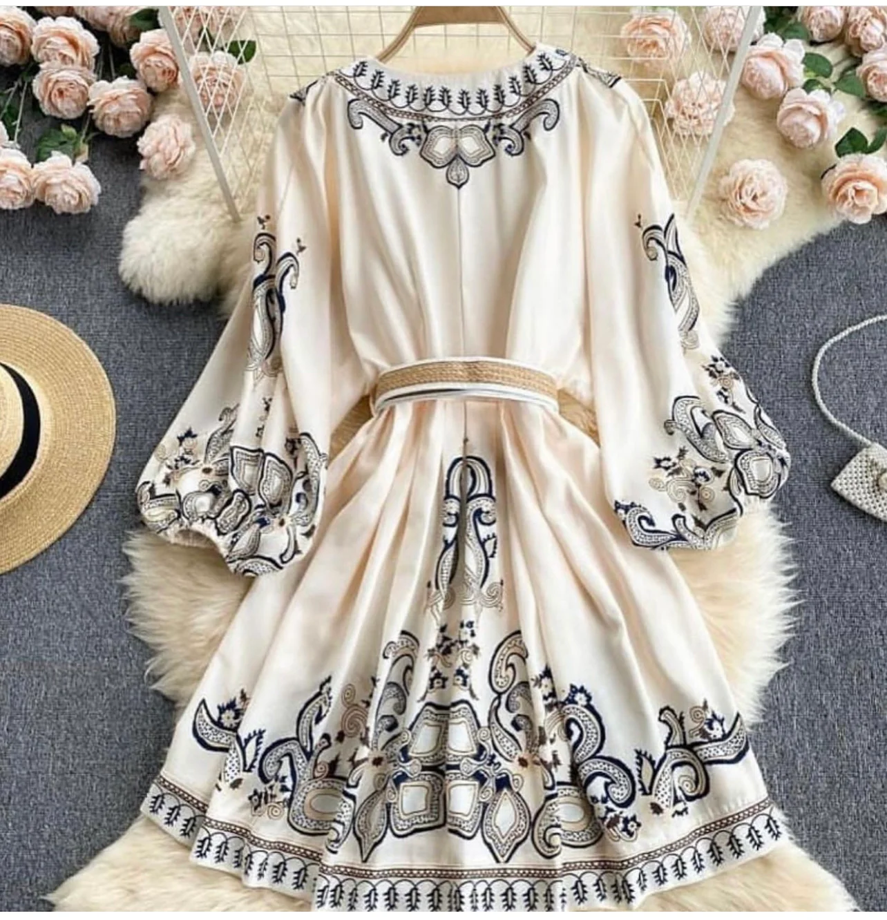 Summer floral dress - Image 4