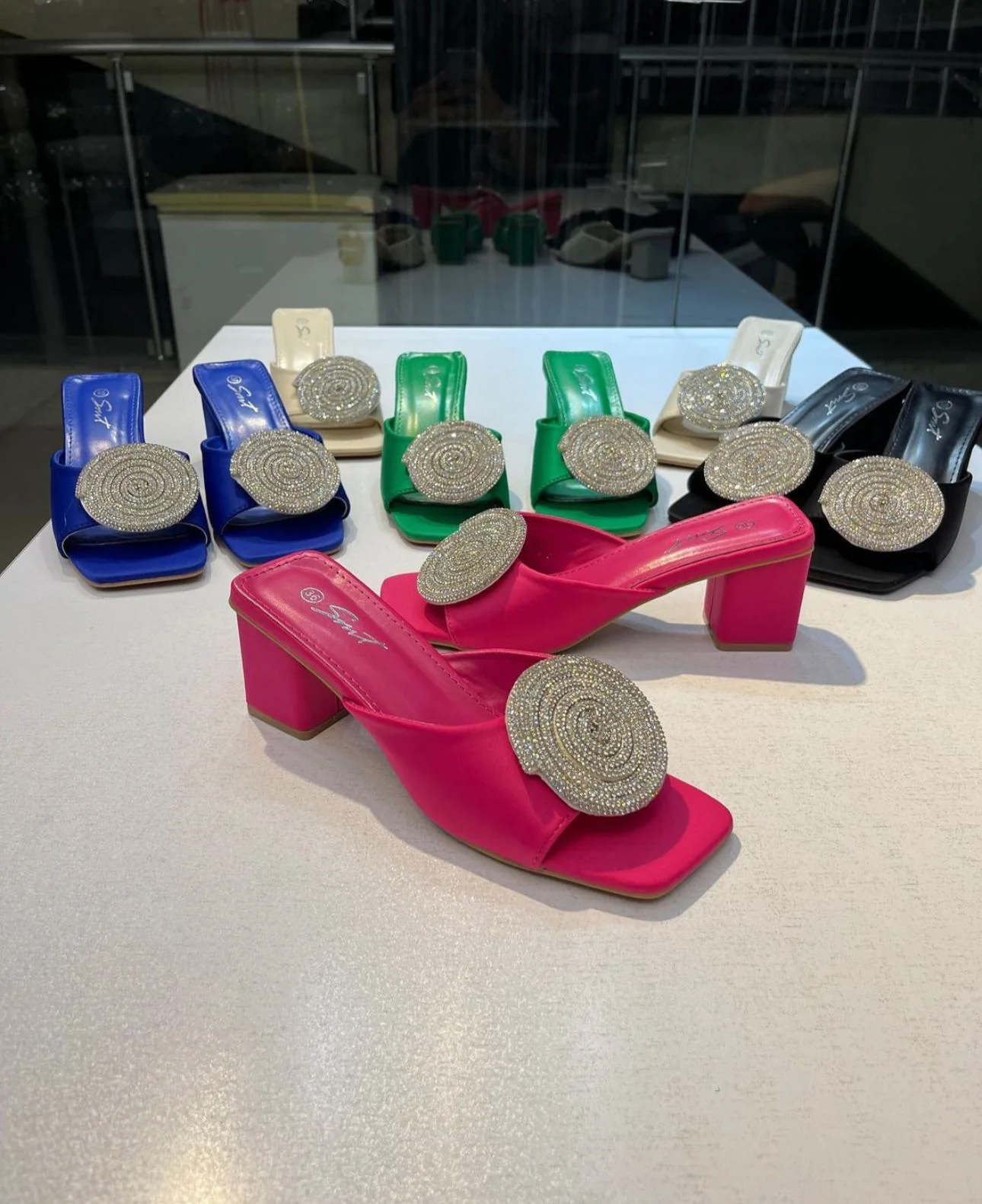 Swarosvki Rope Block Heels - Image 3