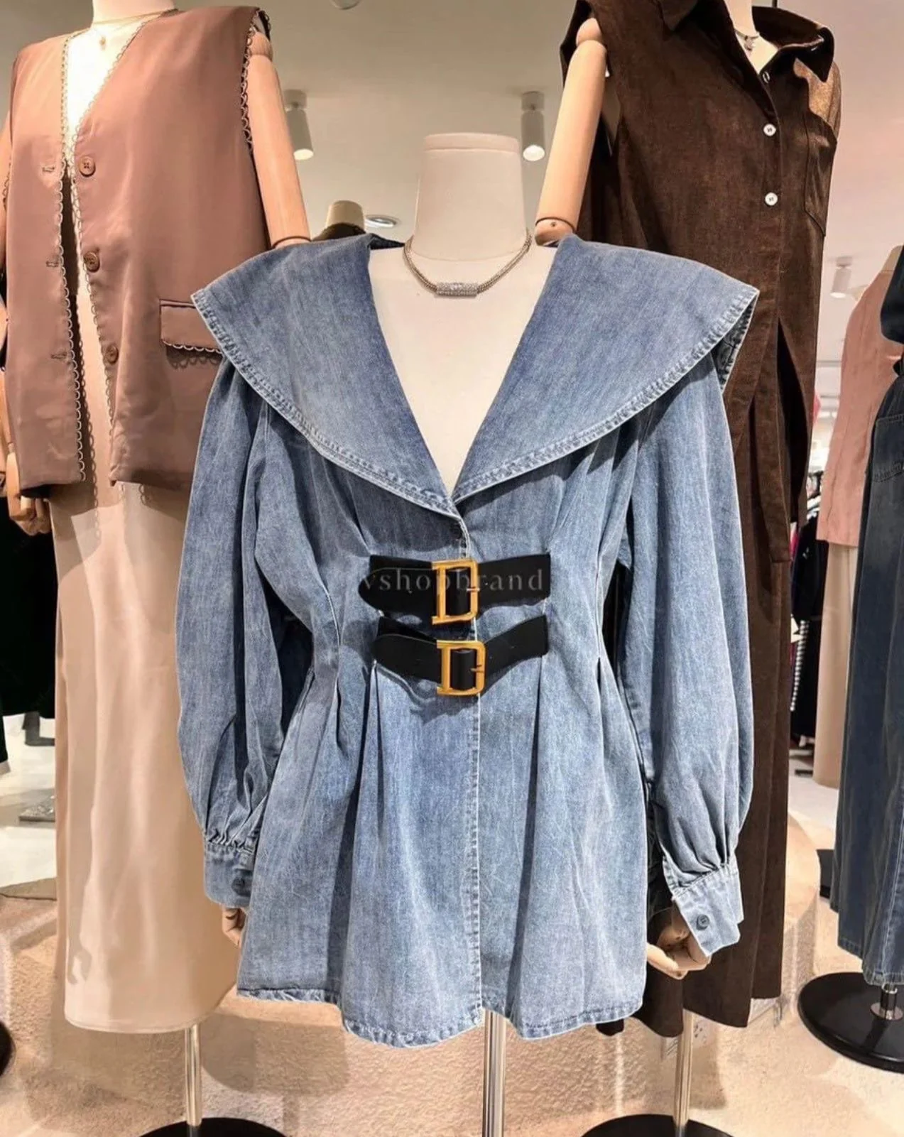 Tia Denim Dress - Image 2
