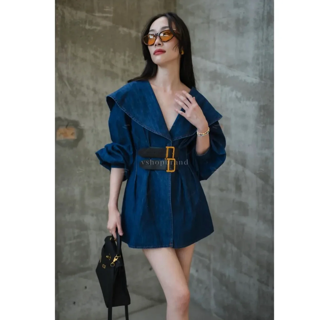 Tia Denim Dress - Image 3