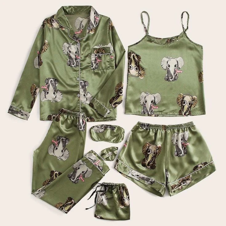 Tracy cute 7 pc nightwear set - Image 3
