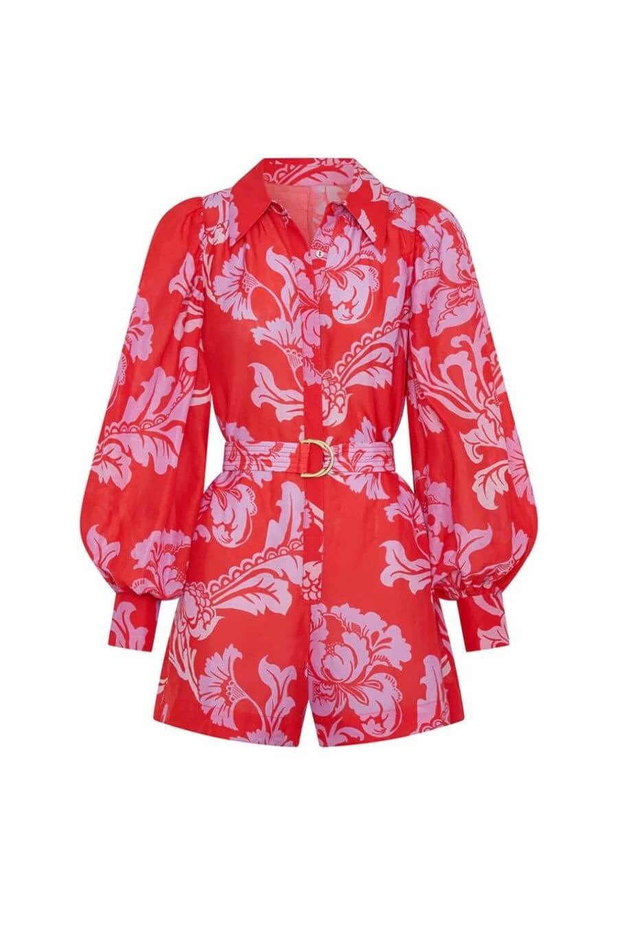 Tropical Bloom belted Romper - Image 7