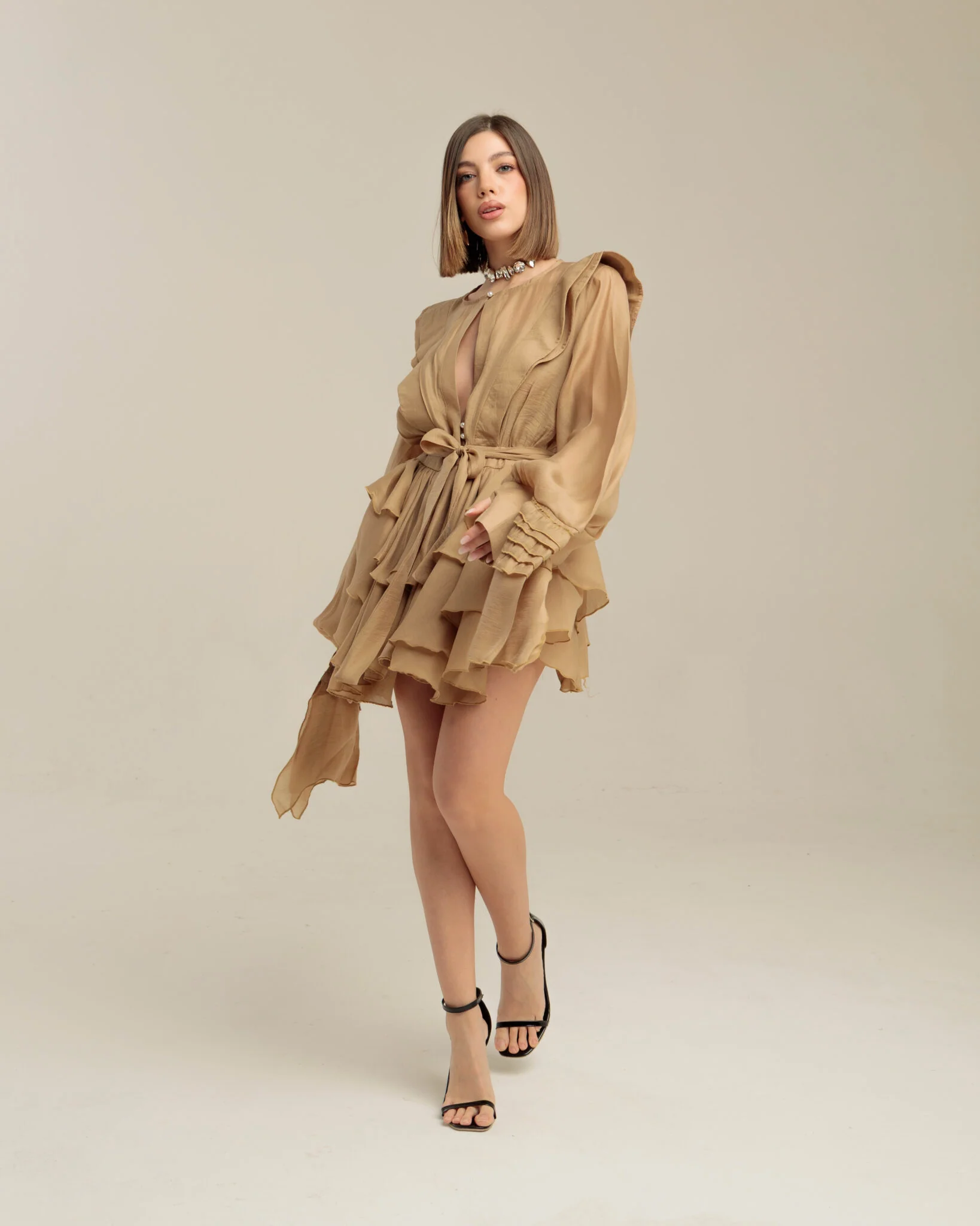 Truffle Viel Statement Dress - Image 4