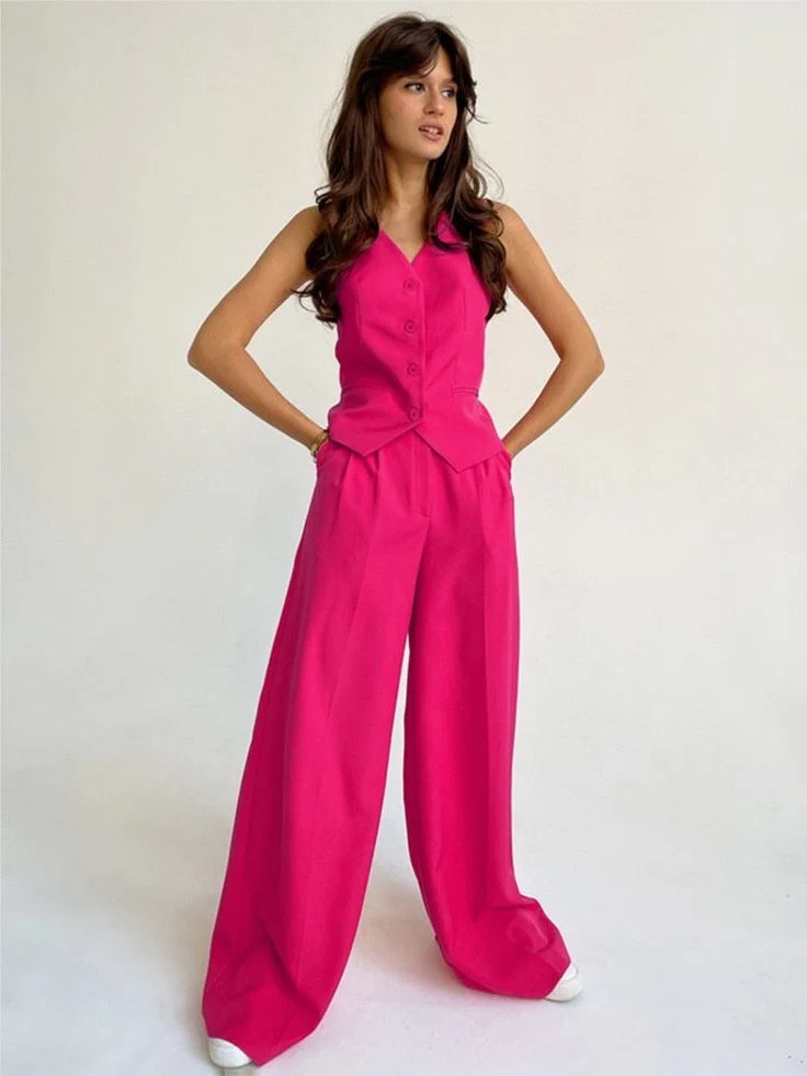 Two Piece Vest Set - Image 3