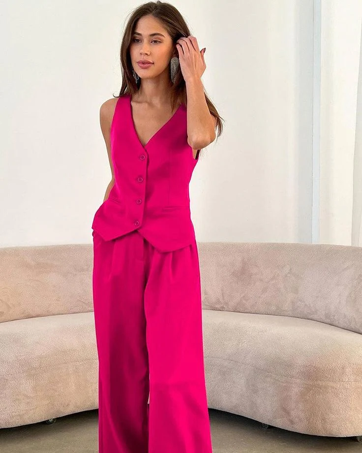 Two Piece Vest Set - Image 5