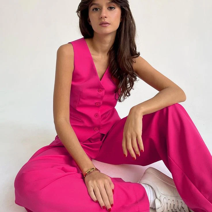 Two Piece Vest Set - Image 6