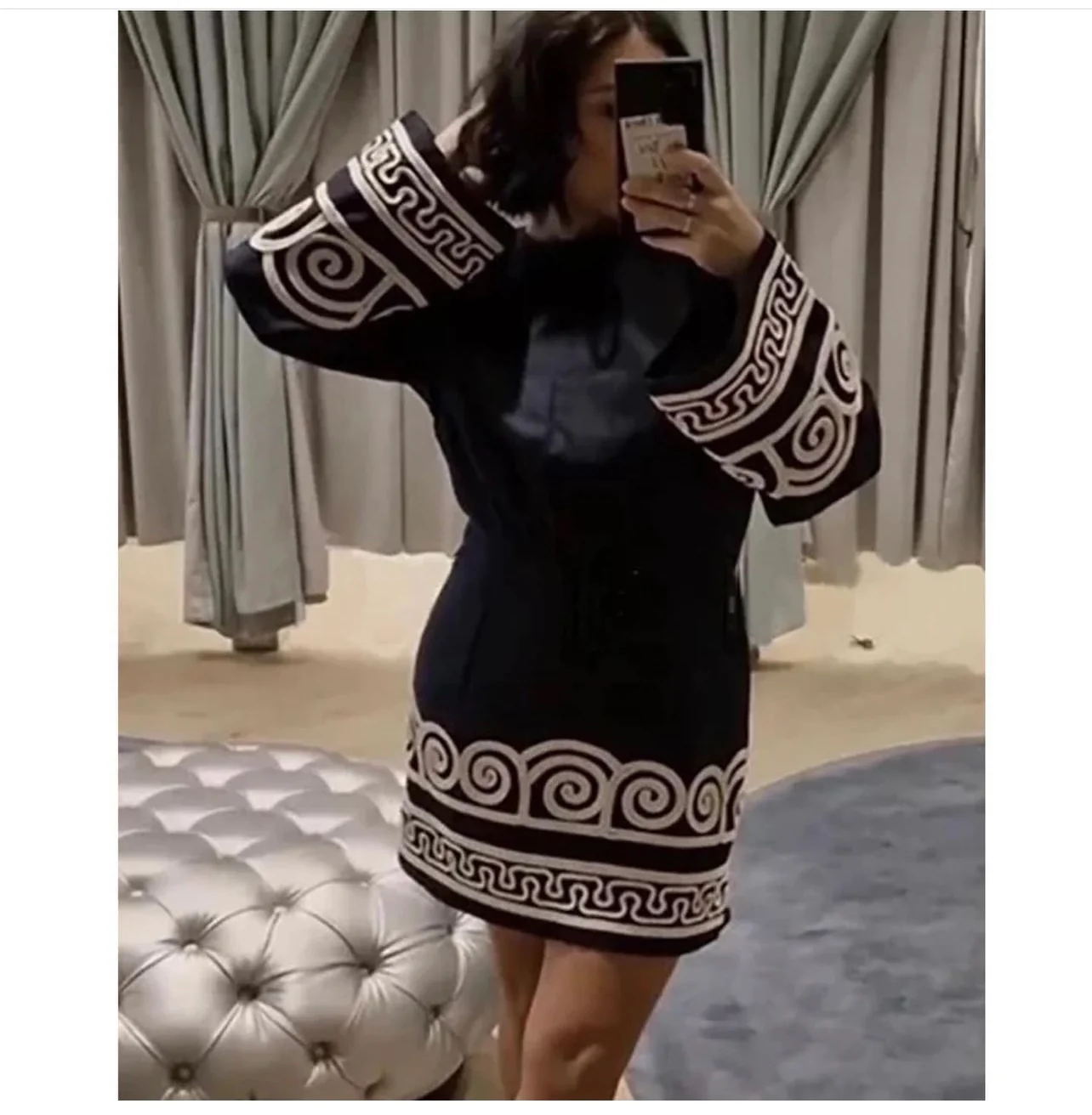 Vella Embriodery Dress - Image 2