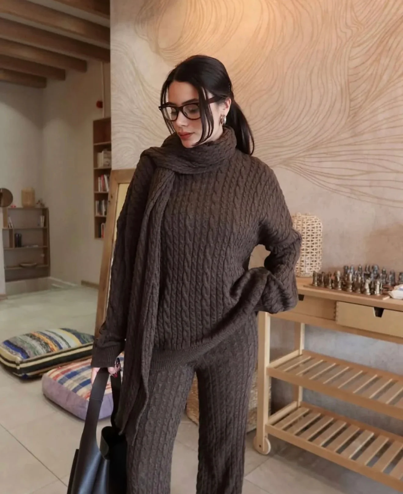 Velour Three Pc Luxe Knit cords set - Image 2